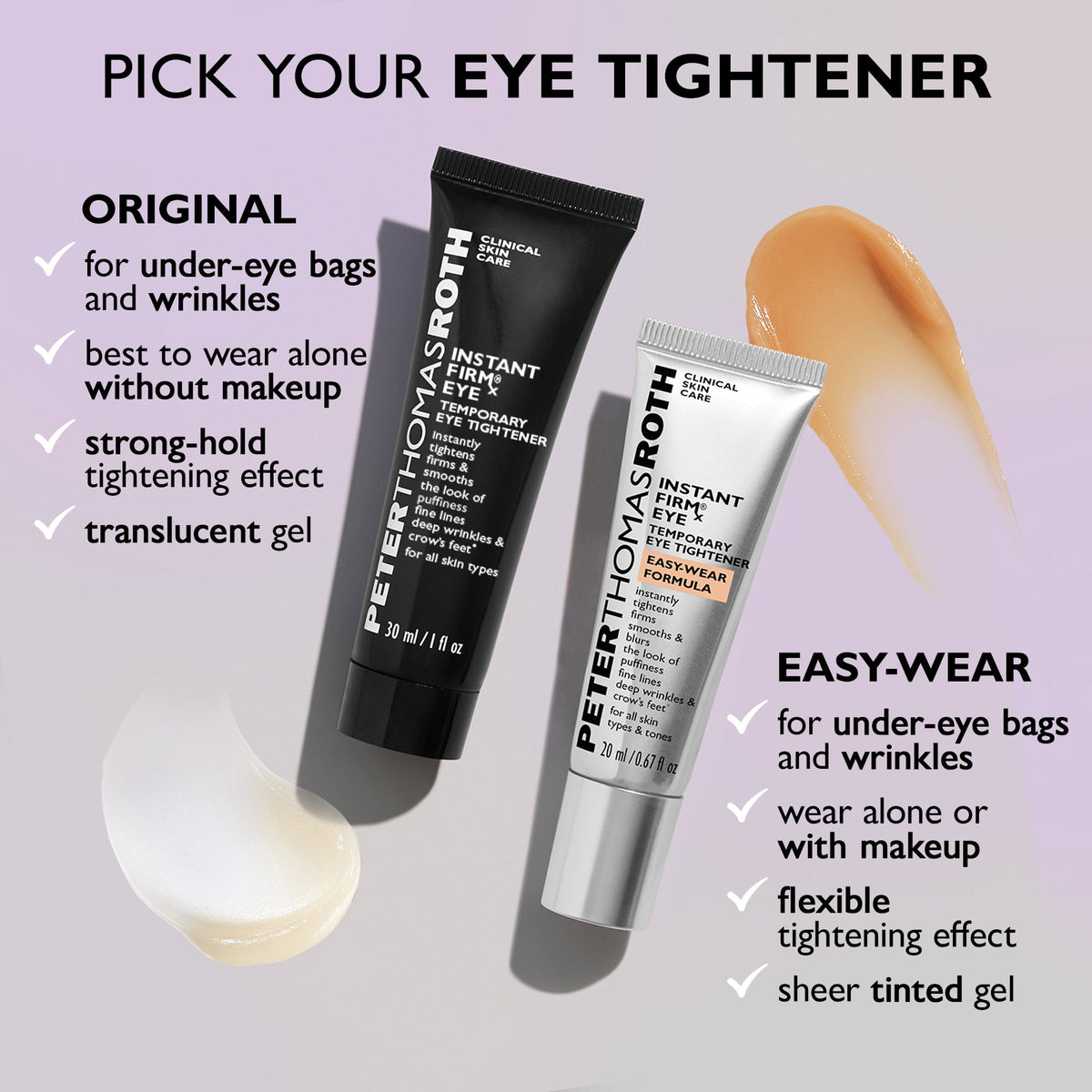 Instant FIRMx Eye Temporary Eye Tightener Easy-Wear Formula-Shop