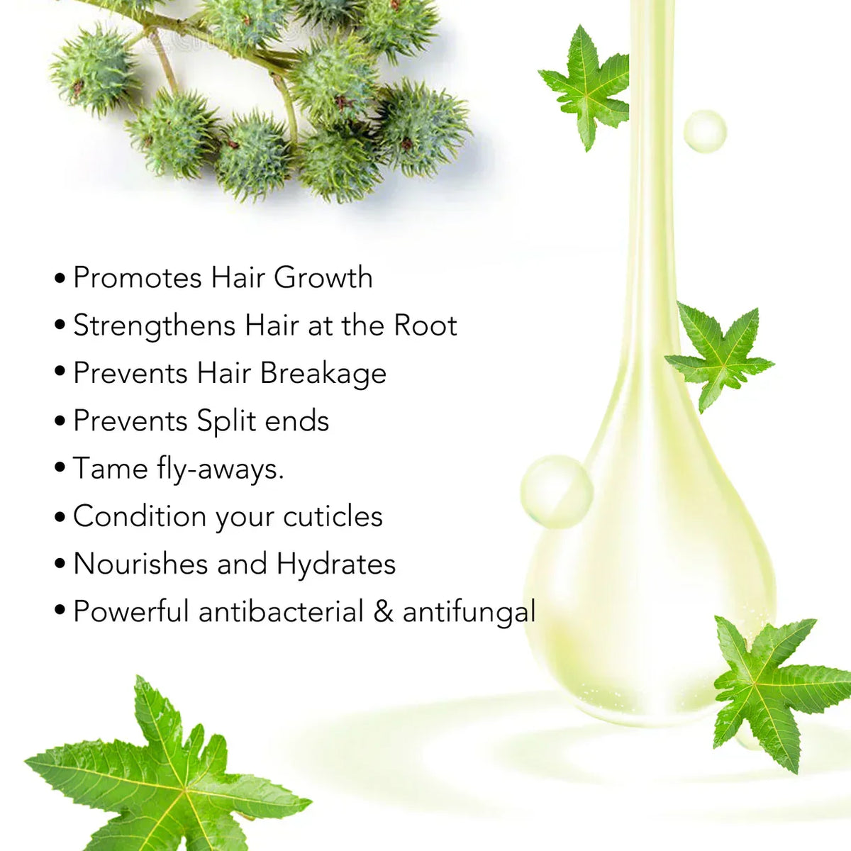 Aliver 100% Pure & Natural Jamaican Black Castor Oil Promotes hair growth，Prevent hair damage