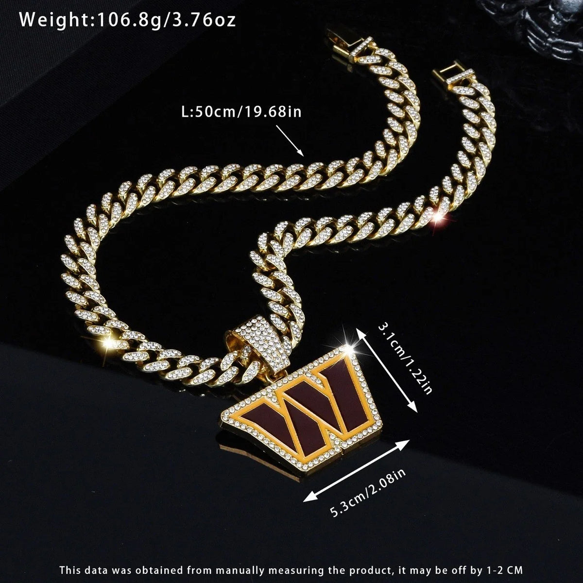 🔥 LAST DAY: Up to 63% OFF – NFL Team Pride Gem Chain Necklace